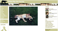 Desktop Screenshot of britishbigcats.org